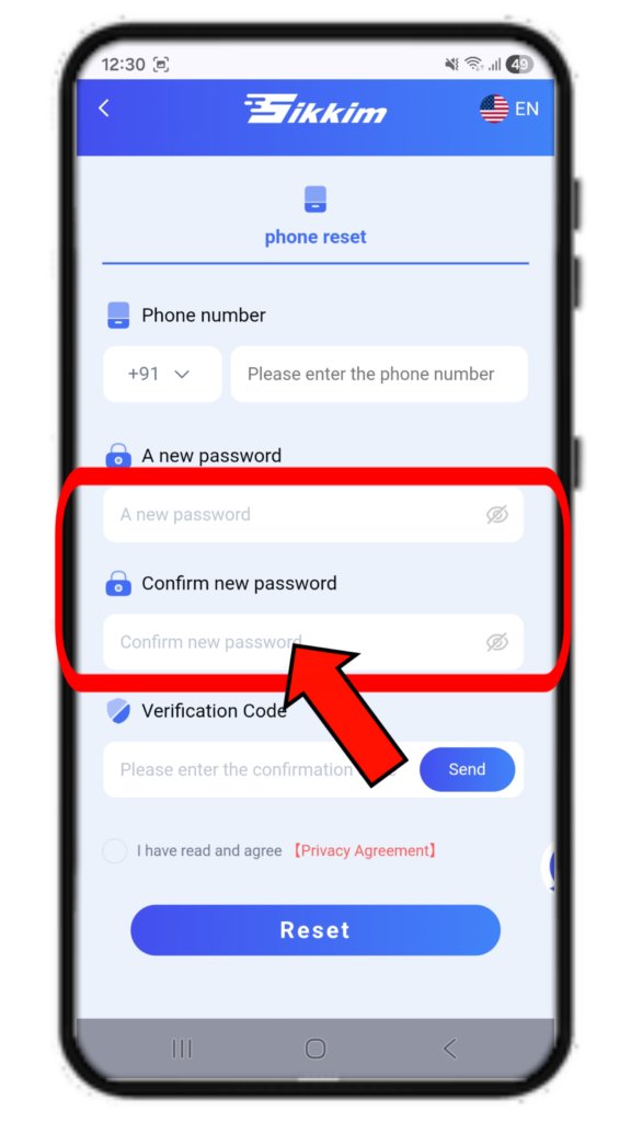Sikkim Game Forgot Password